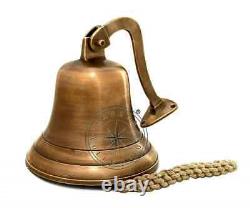 11 Big Antique Brass Ship Bell Polished Premium Nautical Boat's Maritime Gift