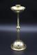 1900s Antique Wmf Jugendstil Arts & Crafts Solid Brass Candlestick By Hugo Levin