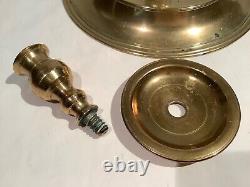 19th Century Antique Brass Judaica Candelabra Holds 4 candlesticks