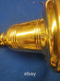 2 Vintage Brass Wall Sconce Light polished