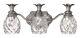 3 Light Bathroom Light Fixture In Traditional-glam Style 21 Inches Wide By 8.5