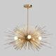 5 Light Mid Century Brown Handmade Sputnik Ceiling Light Copper Pendant