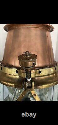 AGA Buoy Light 200mm Polished & Lacquered Circa 1920's