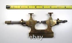 Antique Brass Watchmakers Jacot Pivot Miniature Lathe Tool Pivoter Polisher