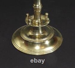 Antique Brass candelabra MENORAH with rotating branches Judaica Poland