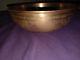 Antique Brass/copper Hand Tooled Etched Bowl Rare'8×3.5 Inches Polished