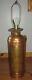 Antique Buffalo Copper Brass Fire Extinguisher Polished Lamp State Of New York