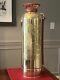 Antique Empty Elkhart Copper Brass Fire Extinguisher Polished To Perfection