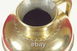 Antique Polished French Brass Milk Jug From Normandy Circa 1850 Rare Superb