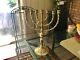 Antique Rotating 7arm, 18heavy Brass Candelabra Circa Late 1800s, Early 1900s