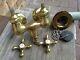 Antique Standard Brass Faucet & Drain Set For Claw Foot Bathtub-nice