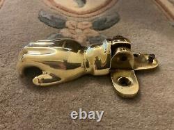 Antique Vintage Polished Solid Brass Hand Door Knocker