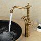 Basin Faucets Antique Brass Bathroom Sink Faucet 360 Degree Swivel. Ea-narc-43