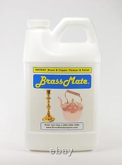 BrassMate by SilverMate, Liquid Brass Cleaner, Copper Cleaner 2 Gallons