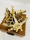 Brass Sextant Fully Functional & Polished With Antique Finish With Wooden Box