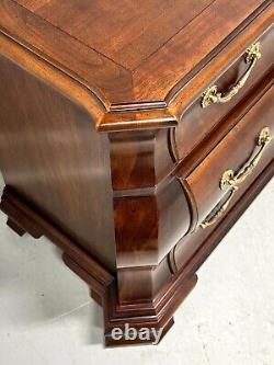 CENTURY Cardella Collection Cherry Italian Provincial Bombe Bachelor Chest