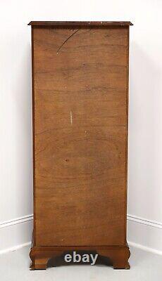 CRAFTIQUE Solid Mahogany Chippendale Semainier Lingerie Chest with Ogee Feet