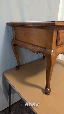 Colonial Solid Wood Maple End Table One drawer Sprague & Carleton Style