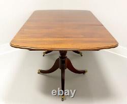 DAVIS CABINET CO Mahogany Traditional Double Pedestal Dining Table