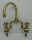 Davinci Pan101fb Bridge Lav / Bathroom Faucet Antique Brass France New #p12