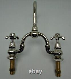 Davinci PAN101PN Bridge Lav / Bathroom Faucet Polished Nickel France New #BR98
