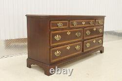 Drexel Heritage 18th Century Collection Banded Mahogany Lowboy Dresser #118-122