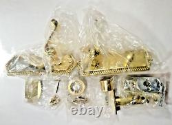 Emtek 7090 Rope Single Cylinder RH Rope Lever Set US3 1380564 Polished Brass