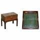 Exquisite Antique Mahogany Military Campaign Writing Slope Desk & Later Stand
