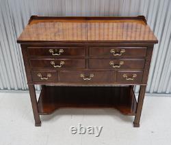 Henredon Aston Court Mahogany Chippendale Server With Gallery