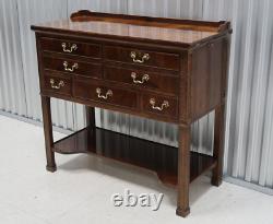 Henredon Aston Court Mahogany Chippendale Server With Gallery