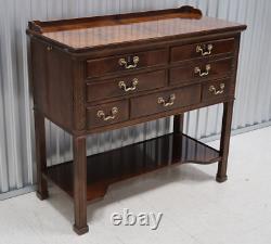 Henredon Aston Court Mahogany Chippendale Server With Gallery