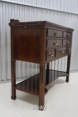 Henredon Aston Court Mahogany Chippendale Server With Gallery