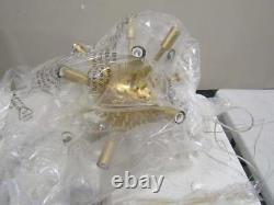 Hudson Valley Dunkirk 16 Light Chandelier Aged Brass 6039-AGB 40 Crystal