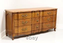 JOHN WIDDICOMB Cherry French Country Serpentine Triple Dresser