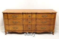 JOHN WIDDICOMB Cherry French Country Serpentine Triple Dresser