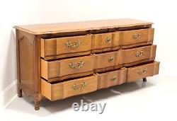 JOHN WIDDICOMB Cherry French Country Serpentine Triple Dresser