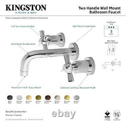 KINGSTON BRASS KS8122ZX Millennium Bathroom Faucet Polished Brass