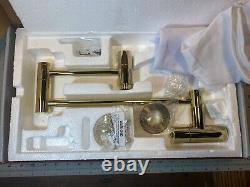 KINGSTON BRASS Millennium Kitchen Sink Pot Filler Faucet Polished Brass KS8102ZX