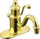 Kohler K-138-pb Antique Single Hole Lavatory Faucet, Polished Brass Parts
