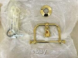 KOHLER K-208-PB Antique Towel Ring, Vibrant Polished Brass