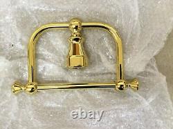 KOHLER K-208-PB Antique Towel Ring, Vibrant Polished Brass