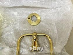 KOHLER K-208-PB Antique Towel Ring, Vibrant Polished Brass