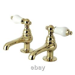 Kingston Brass CC5L2 Basin Faucet (1)CCPL2CSC (1)CCPL2CSH, Polished Brass