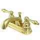 Kingston Brass Gkb260. Al Vintage Centerset Bathroom Faucet Brass