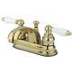 Kingston Brass Gkb260. Pl Vintage Centerset Bathroom Faucet Brass