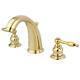 Kingston Brass Gkb98. Kl Knight 1.2 Gpm Widespread Bathroom Faucet Brass