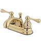 Kingston Brass Kb360. Bl Vintage Centerset Bathroom Faucet Brass