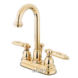Kingston Brass KB361. GL Vintage 1.2 GPM Centerset Bathroom Faucet Brass