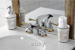 Kingston Brass KB944BL Vintage Mini-Widespread Bathroom Faucet, Chrome
