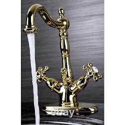Kingston Brass KS143. BX Vintage 1.2 GPM 1 Hole Bathroom Faucet Brass